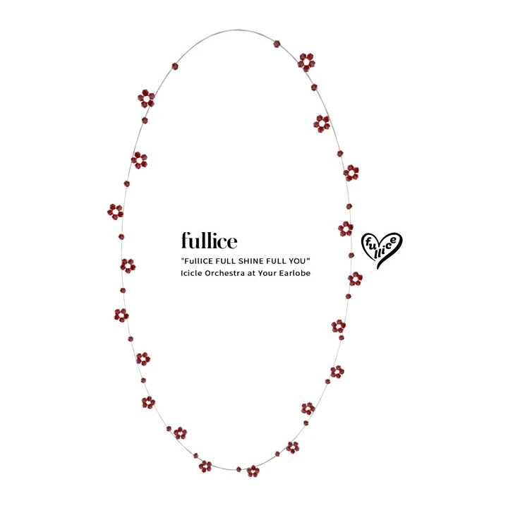 合金项链 FULLICESTUDIO夜棠 暗红高级感显白小众手工锁骨链项链