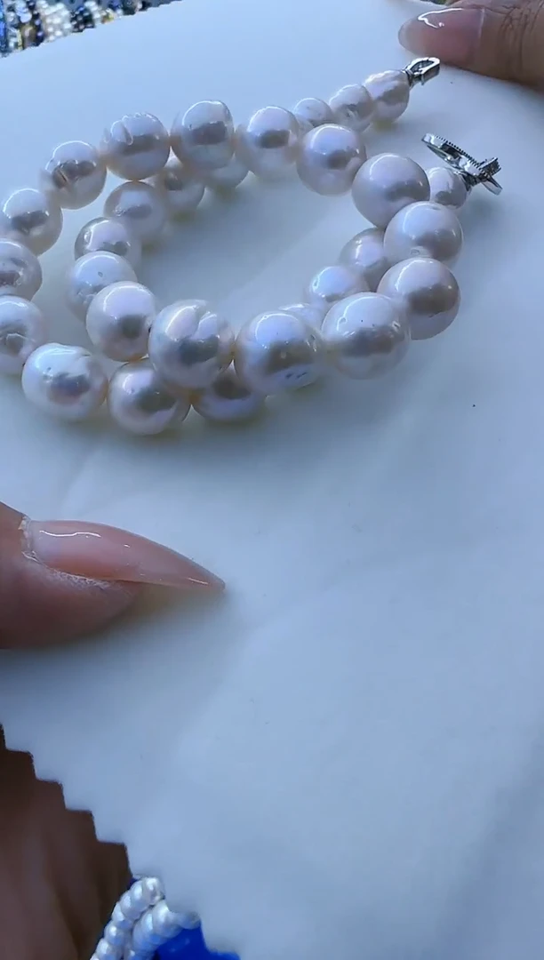 【闪购商品】淡水珍珠项链未镶嵌784有微瑕，介意勿拍