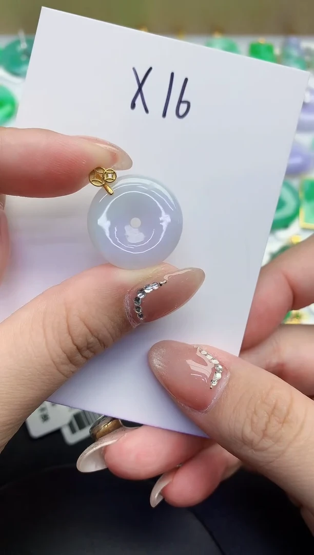 颈饰未镶嵌翡翠缅甸天然翡翠A货