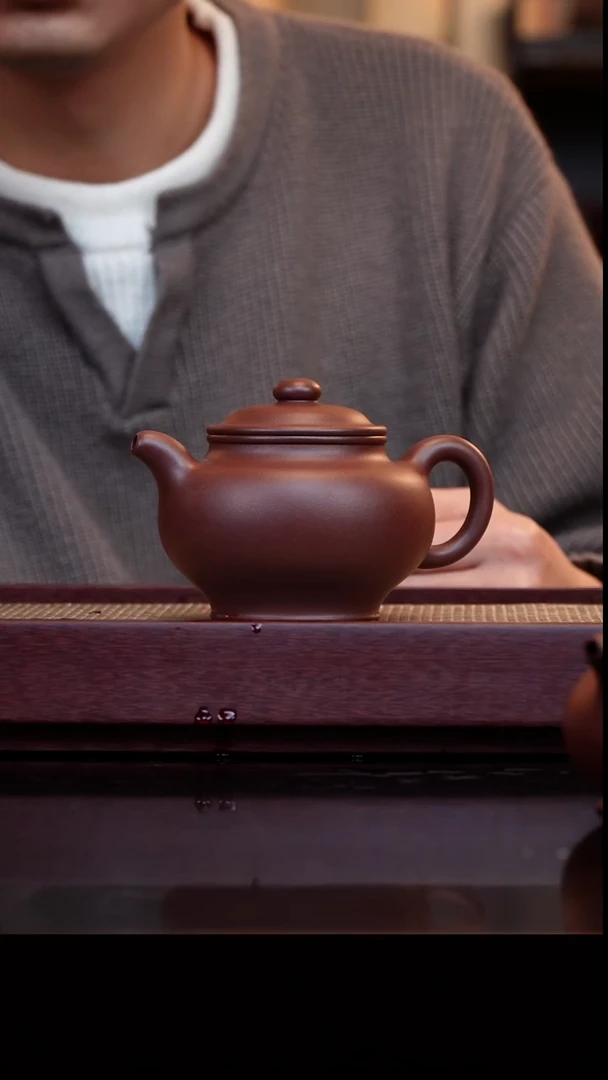 茶壶紫砂东*底槽清全手掇只380cc