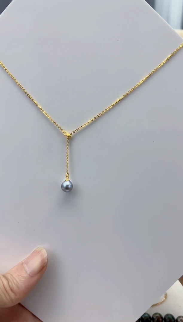 海水珍珠未镶嵌颈饰海水真多麻吊坠