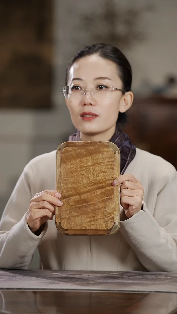 金丝楠687云彩纹文承盘（预售10天发货*