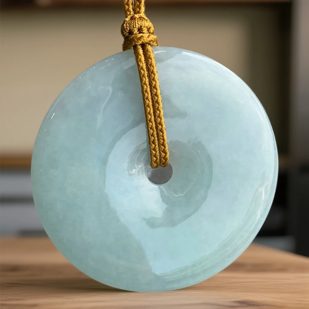 八七珠宝翡翠大平安扣 多样性发一件 天然A货翡翠