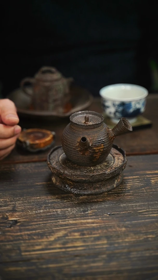 全手工制作 南蛮 侧把壶  150cc