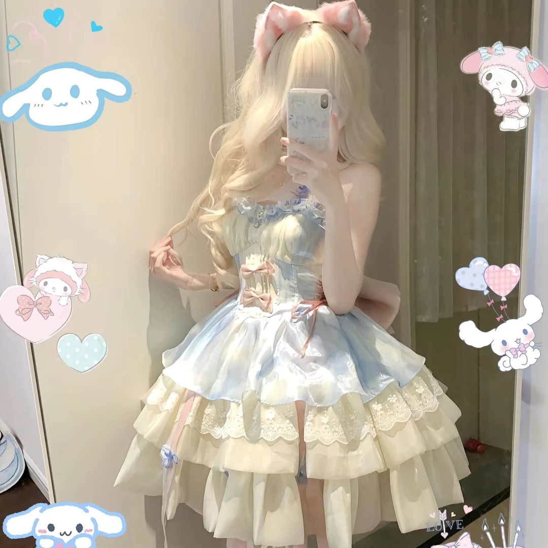 桔梗house 爱神之约 lolita洛丽塔公主风纯欲风连衣裙