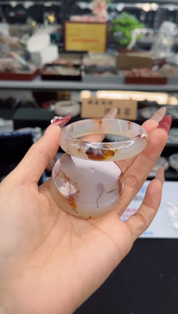 【闪购商品】石英质玉手镯未镶嵌51圈口（赠品镯心）3572016