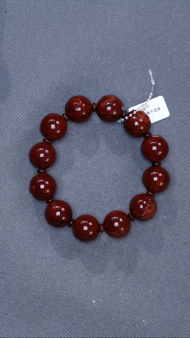 橄榄核手串L*918圆珠鱼跃龙门