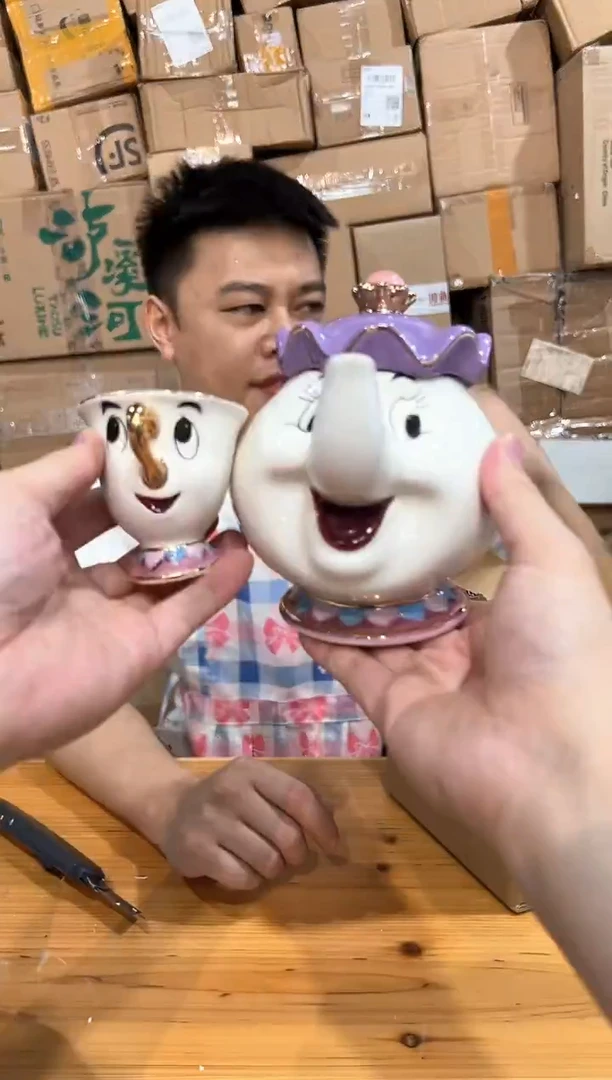 瓷片茶壶太太一壶一杯