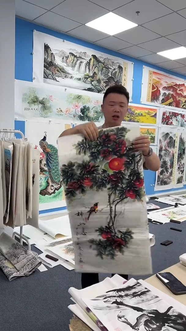国画同类型随机柿子7