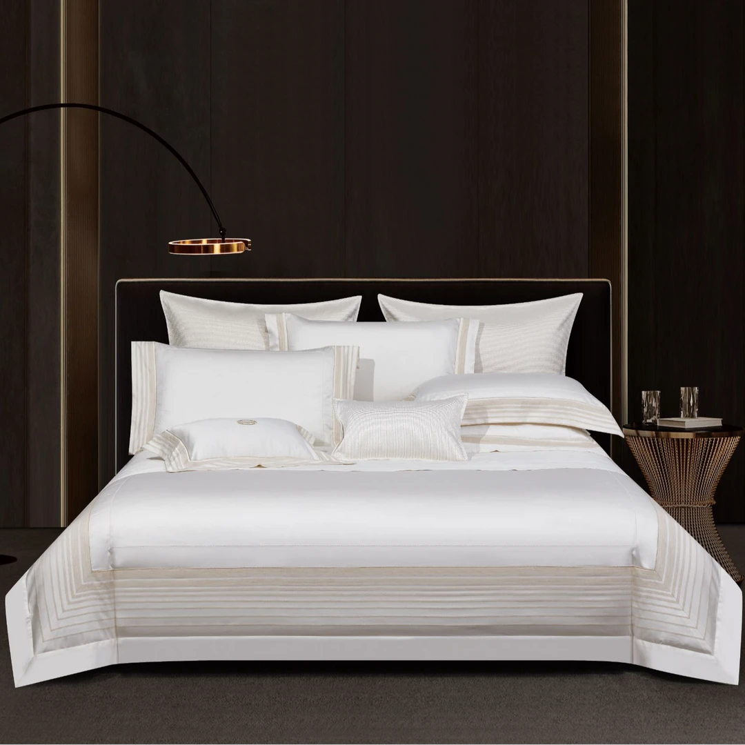 【明超家纺】闪耀之名-明超高端轻奢全棉色织提花四件套（含金属丝）