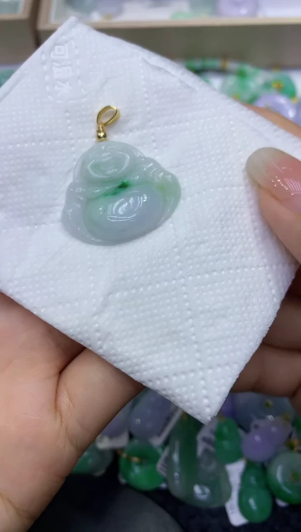 颈饰未镶嵌翡翠天然缅甸A货翡翠