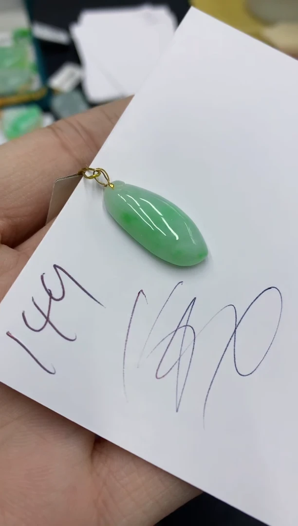 【闪购商品】翡翠颈饰18K金镶嵌号链接1111111111