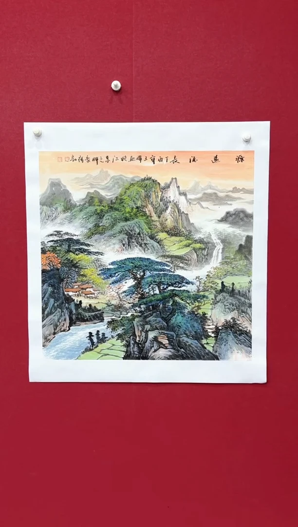 国画国画绘画山水花鸟