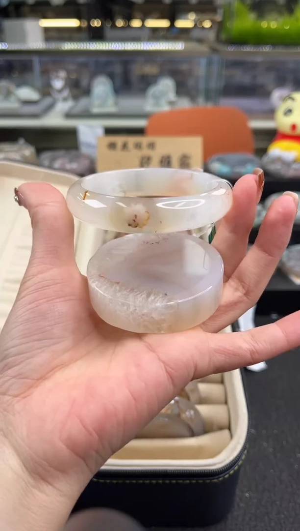 未镶嵌手镯石英质玉60圈口（赠品镯心）629813