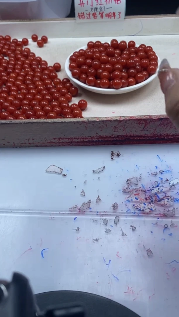 【闪购商品】玛瑙/玉髓颈饰未镶嵌w2186满肉南红10mm*20颗