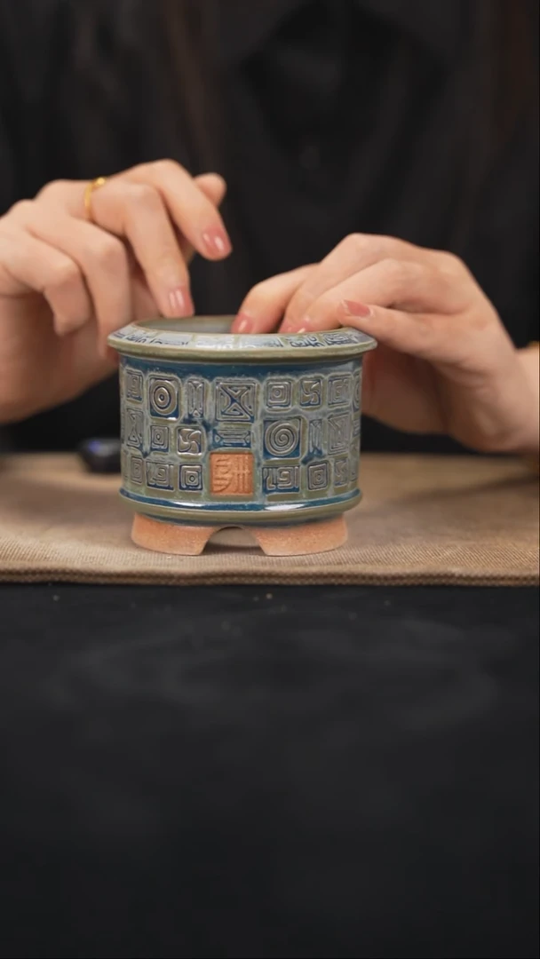 10-11-174花盆口径7.5瑕