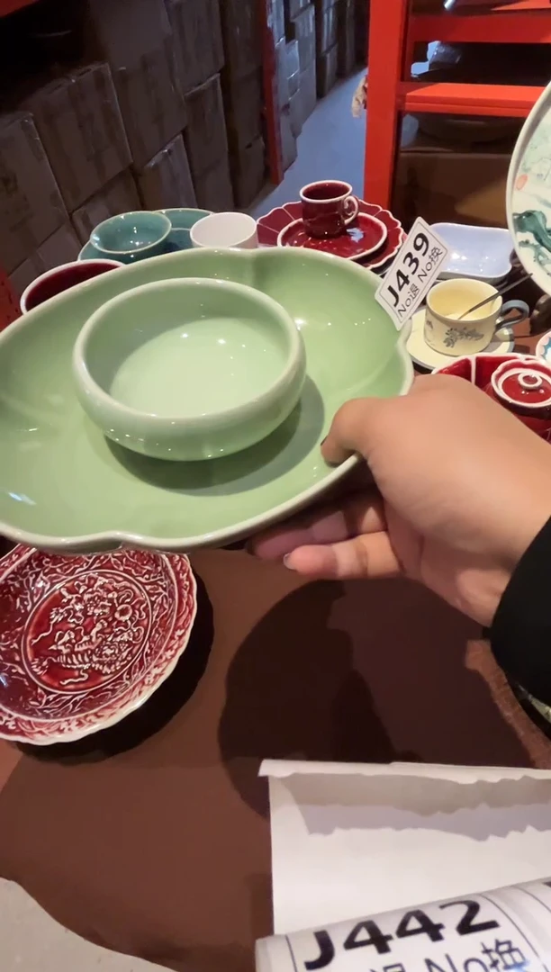 瓷片小***️j439绿色2件福利