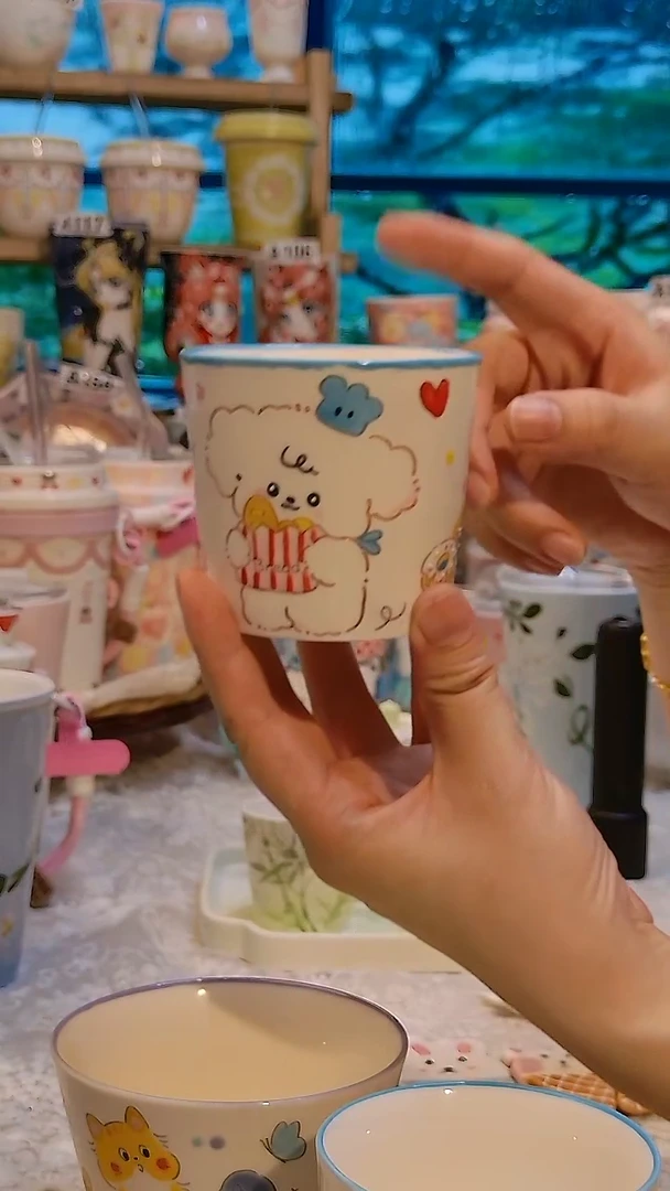 陶瓷景德镇手绘陶瓷杯