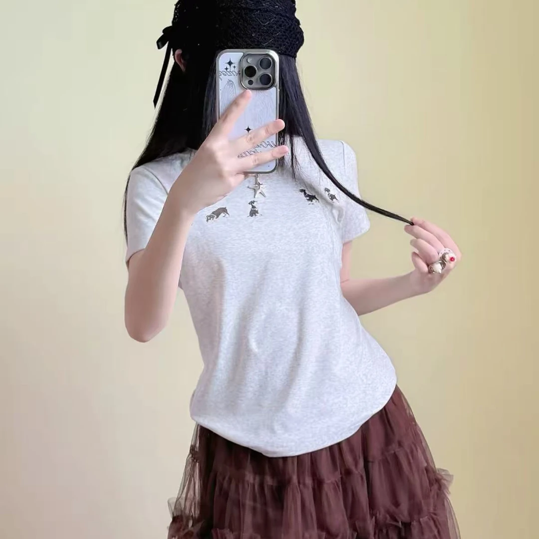 b*原雪纳瑞汪汪队正肩短袖
