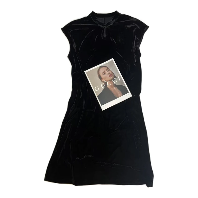 （云雪间推荐）2025夏季新款丝绒国风新中式旗袍温柔优雅气质复古