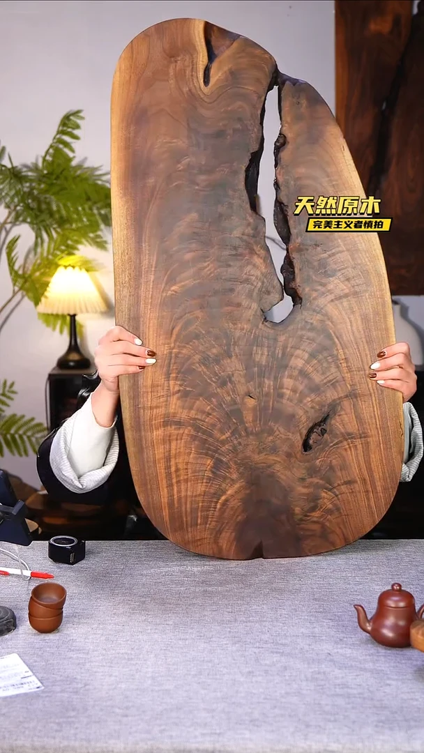 木北美黑胡桃原木.干裂疤结不属于商品质量问题完美主义者慎拍