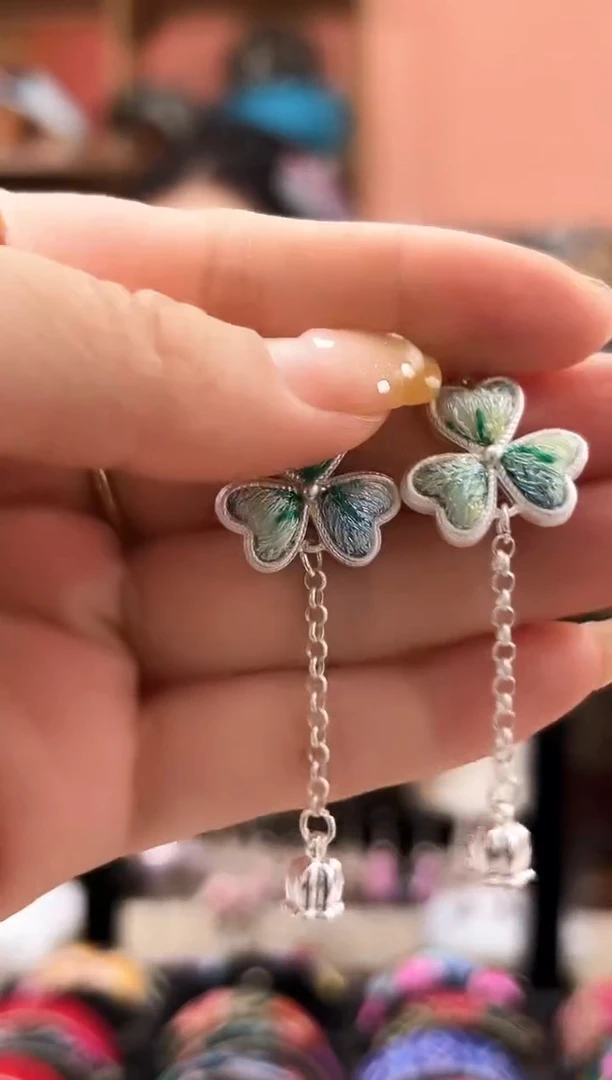 织绣艺枝独绣老绣饰品128