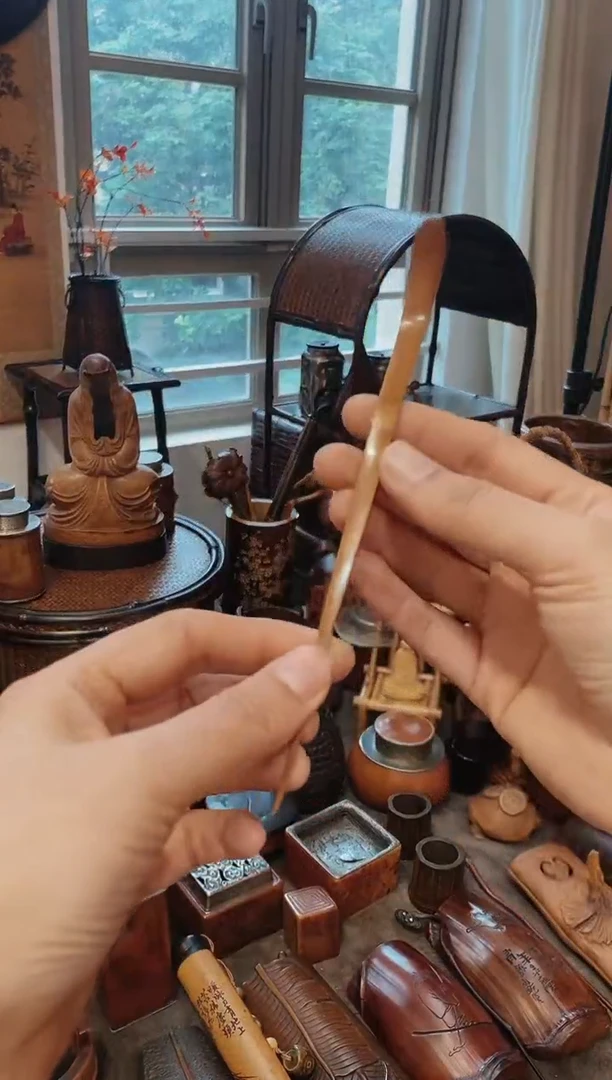 老玉竹精磨款茶拨