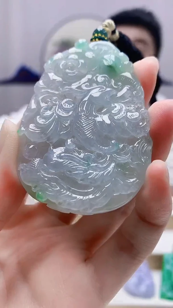 未镶嵌定制翡翠5028zm-毛货挂件157