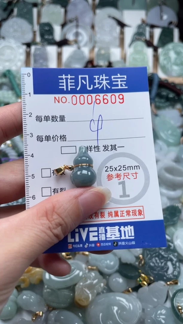 翡翠未镶嵌颈饰00..6609