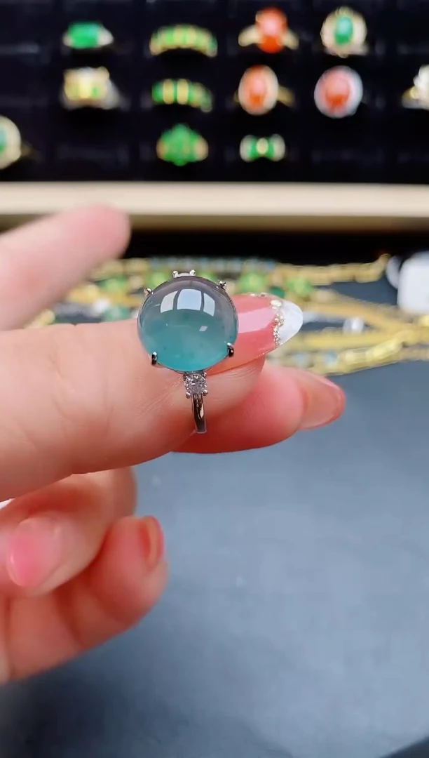 【闪购商品】翡翠戒指银S925镶嵌121212