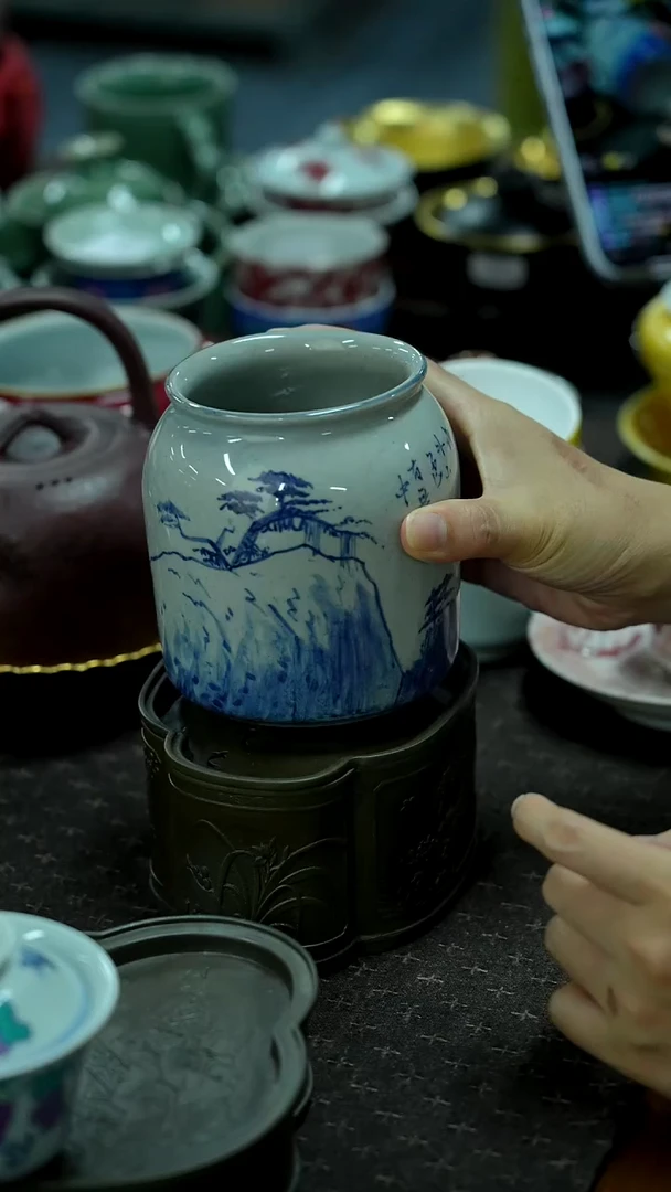 搬迁完毕 景德镇手绘茶具福利