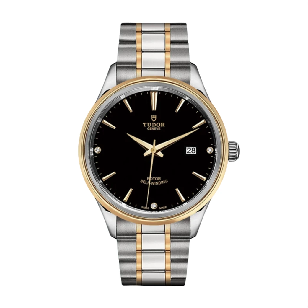 99新 TUDOR/帝舵 风尚系列12703/41mm/黑面条钉钻/自动/单表