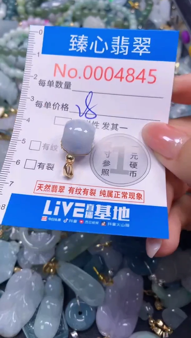 吊坠(不含链)未镶嵌翡翠4845