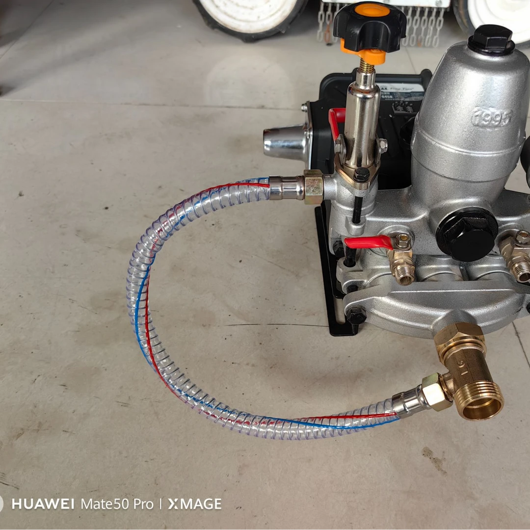 回水三通打药泵回水管增压改装