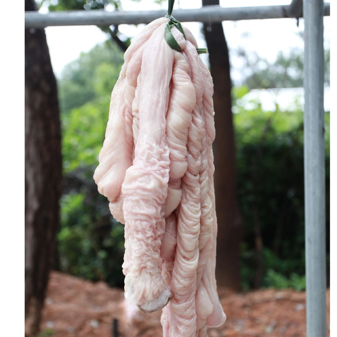 双庙湖生态土黑猪猪大肠猪小肠纯熟食喂养土猪大别山散养纯种黑猪
