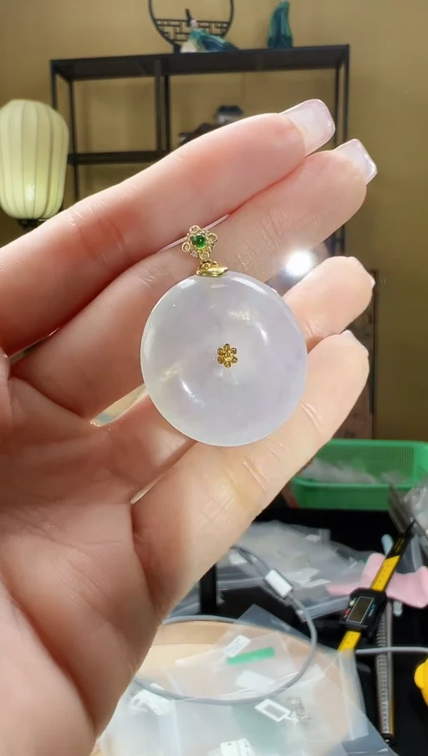 【闪购商品】翡翠颈饰18K金镶嵌DFZ0205-20