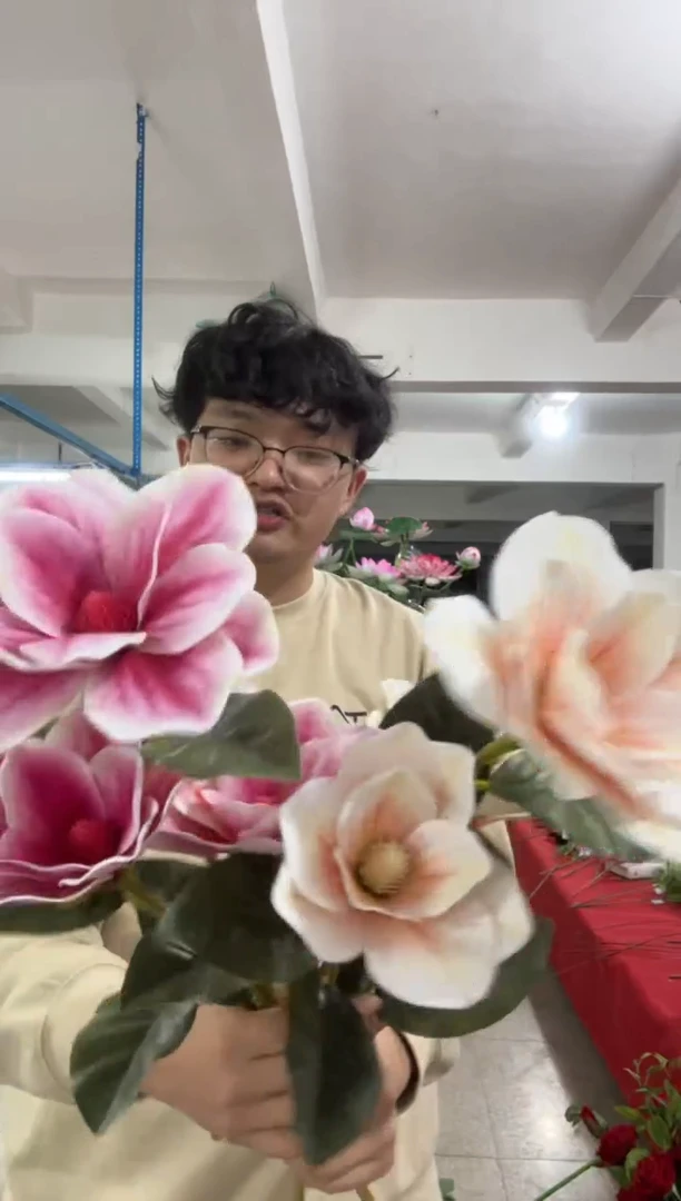 【闪购商品】仿真花朵大玉兰2束