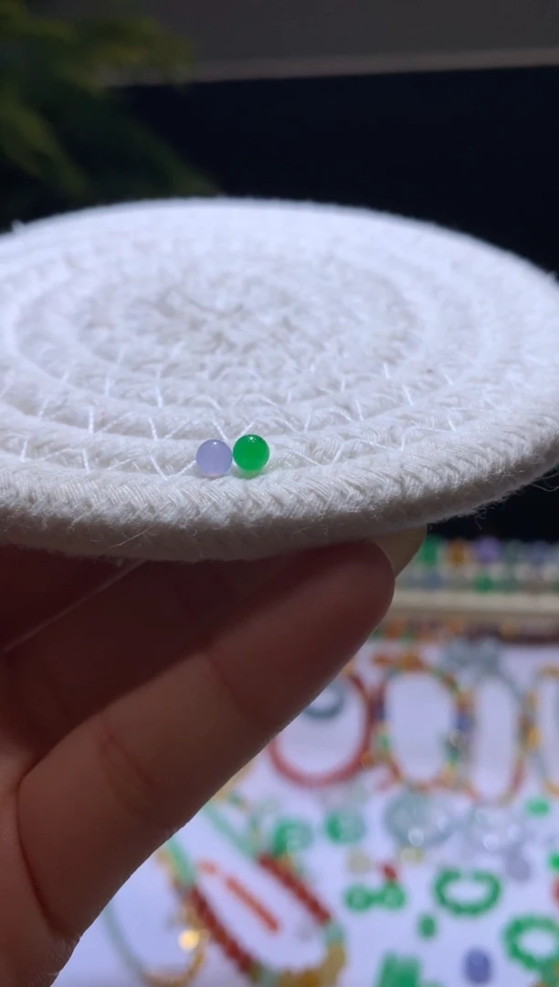 【闪购商品】定制翡翠未镶嵌3.7珠子2800+280