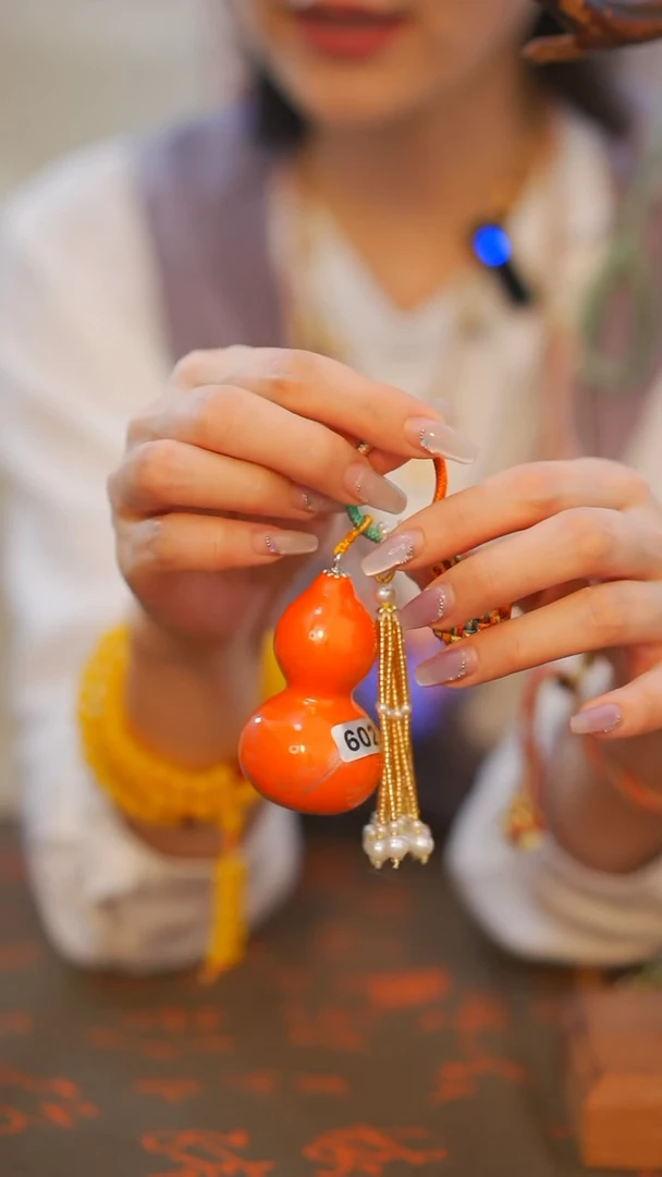 602非遗漆手艺工天然葫芦文玩福禄