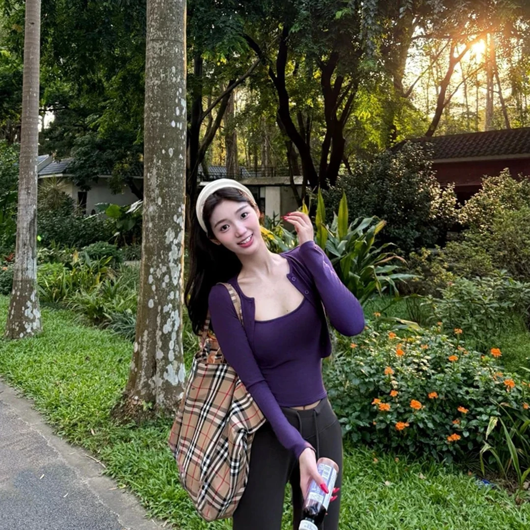 吊带开衫两件套春秋显瘦长袖套装  9448#