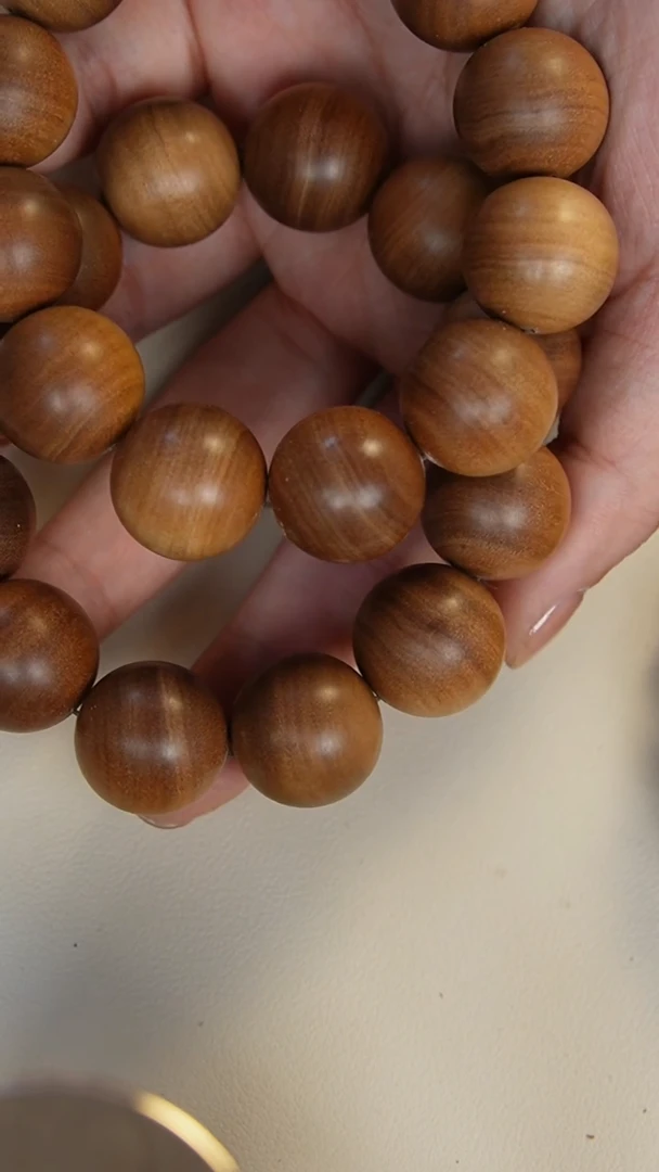 【闪购商品】檀香木手串/手链老山檀香2.0圆珠单圈土埋料手持