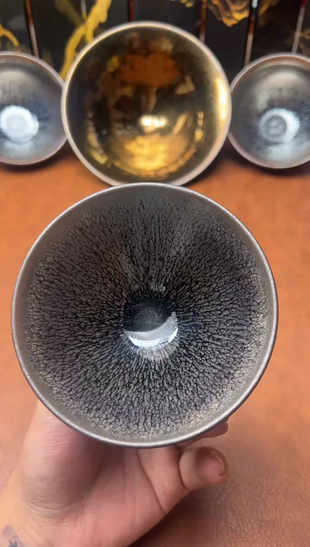 茶盏达系油滴银油滴