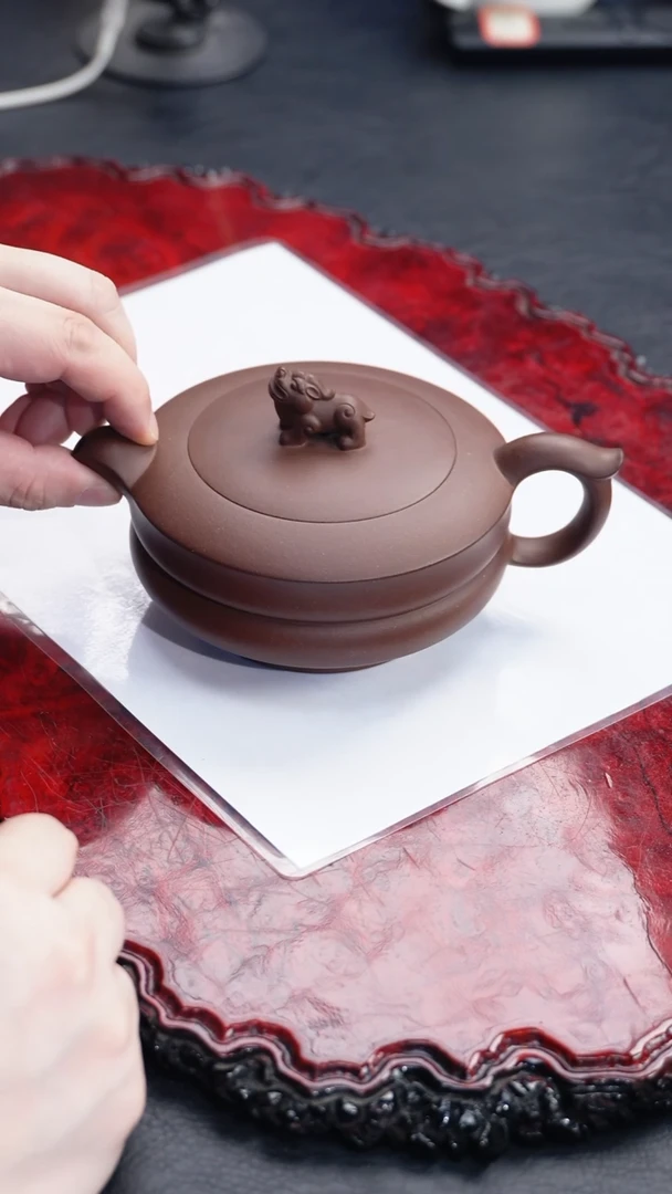 茶壶紫砂56 :招财灵兽,XMF,清水泥