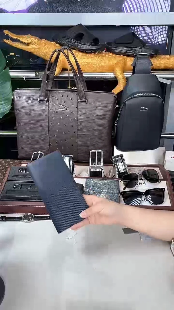 牛皮（革）韩爵绅士包包皮具443