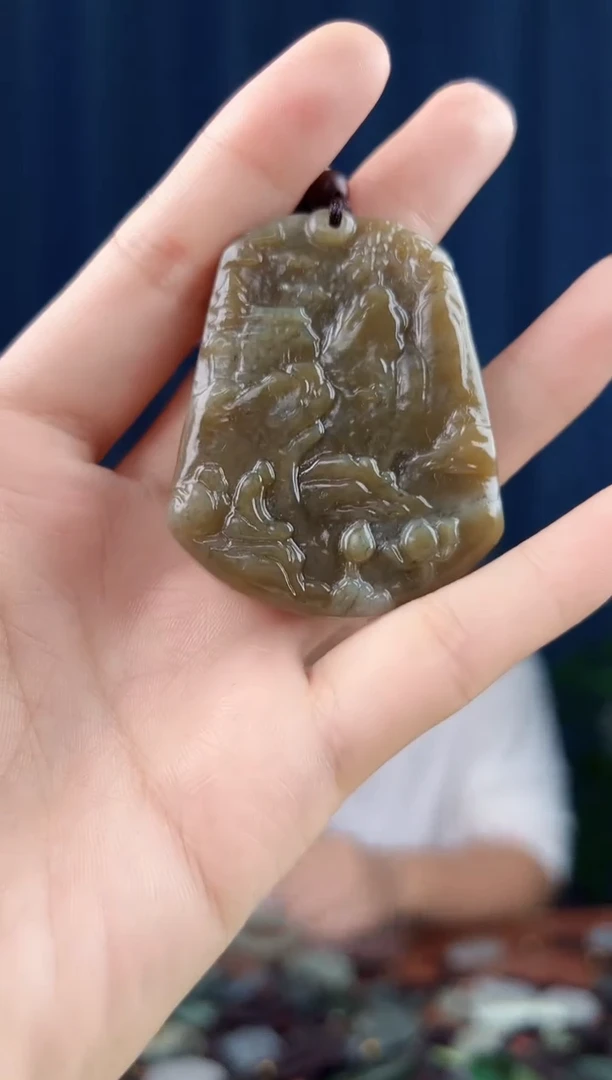颈饰未镶嵌和田玉拍一发一，多样性发货