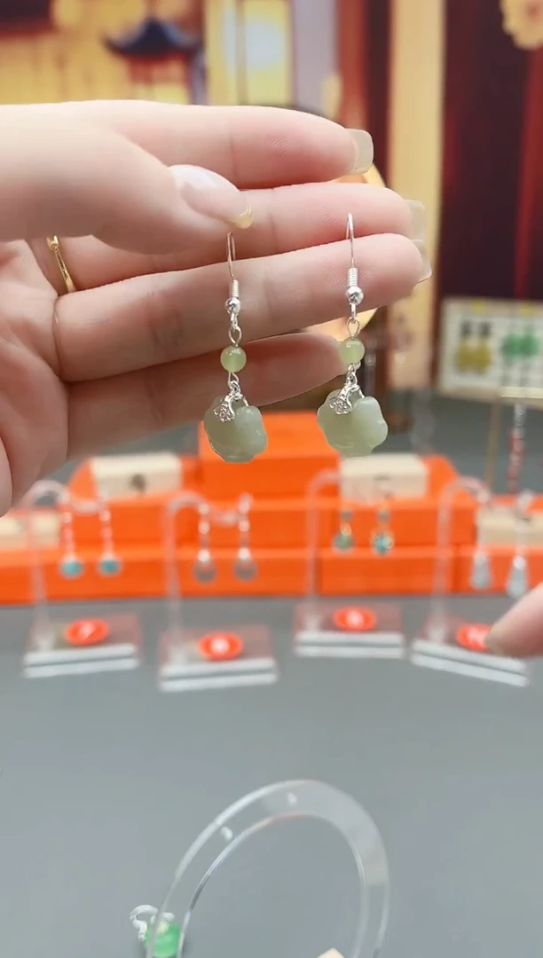 未镶嵌和田玉耳饰x11