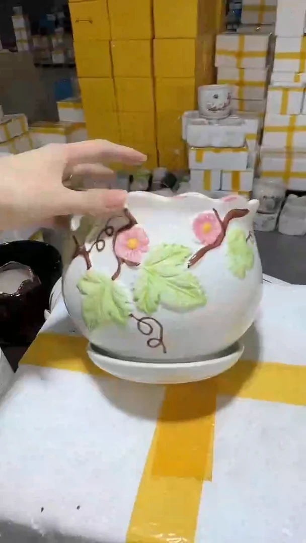 高温陶瓷花盆+Q101