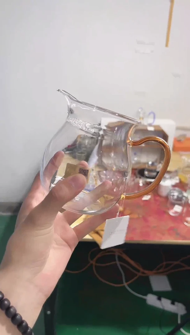 晶彩观禄煮茶器（月牙款）（琥珀色）