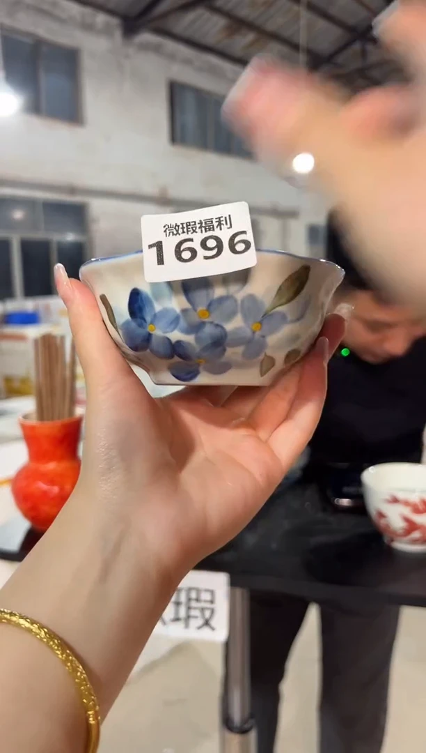 盘景德镇食品级高温釉下彩