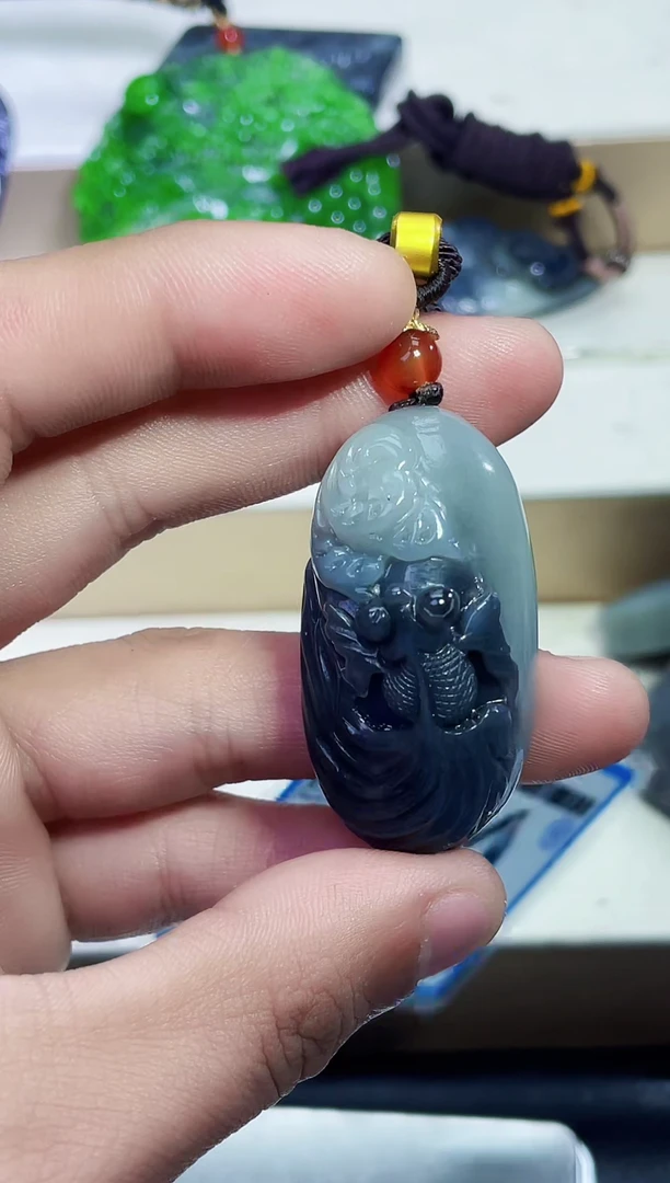 颈饰未镶嵌和田玉诗****雪1